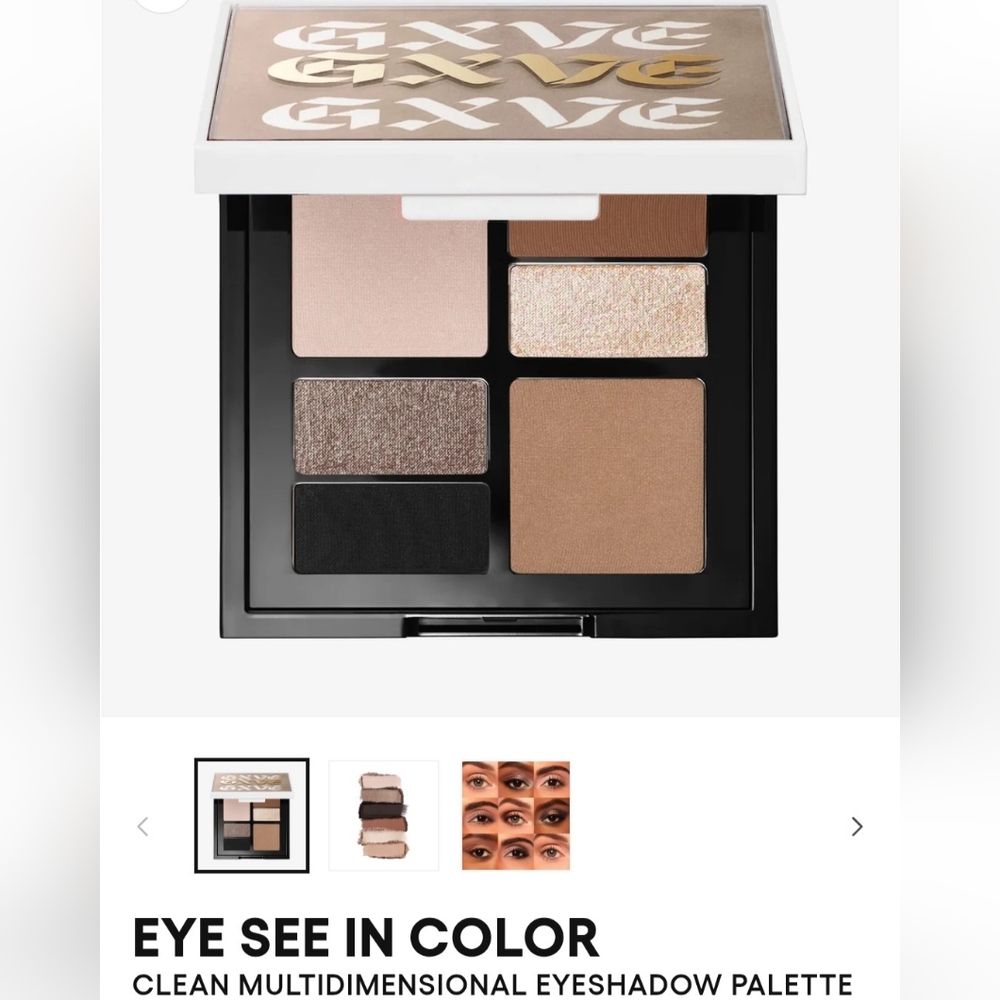 GXVE Eyeshadow Palette Neutral Smokey Eye Gwen Stefani Makeup